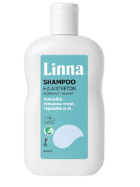 Шампунь без запаха Linna Shampoo Hajusteeton 400мл