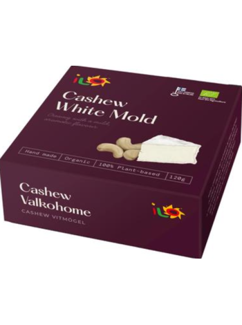 Сыр с плесенью для веганов ILO Cashew Valkohome Luomu 120г
