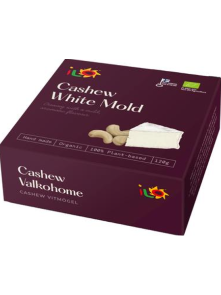 Сыр с плесенью для веганов ILO Cashew Valkohome Luomu 120г