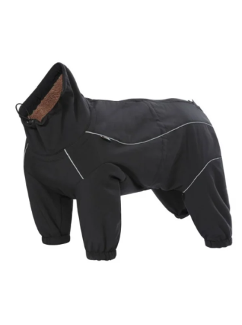 Водонепроницаемый комбинезон Softshell для собак Rukka Thermal черный 55cм