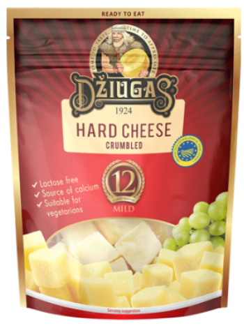 Сыр твердый DŽIUGAS Hard Cheese 100г выдержка 12 месяцев 