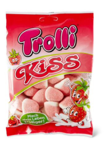 Жевательные конфеты Trolli Kiss Kummikommid 200г