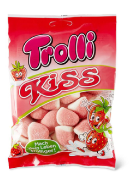 Жевательные конфеты Trolli Kiss Kummikommid 200г