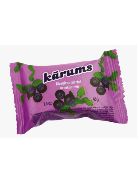 Глазированный сырок с черникой Karums 45г