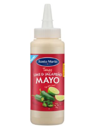 Майонезный соус с лаймом и халапеньо Santa Maria Lime & Jalapeño Mayo 250мл НОВИНКА