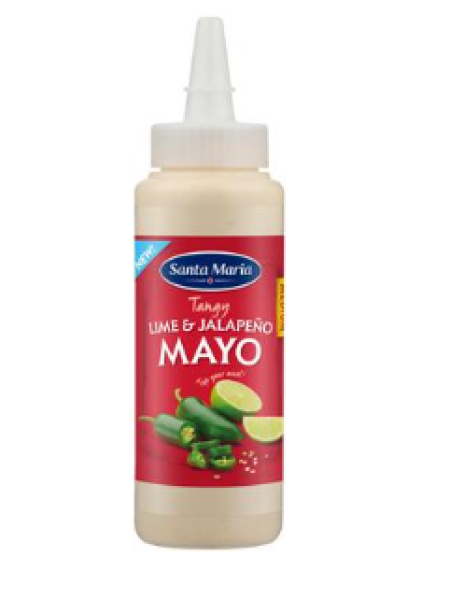 Майонезный соус с лаймом и халапеньо Santa Maria Lime & Jalapeño Mayo 250мл НОВИНКА