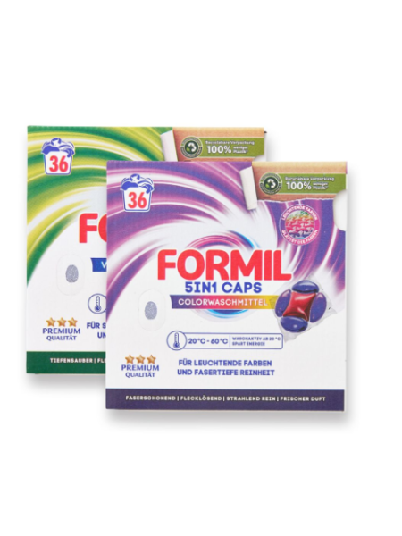 Капсулы для стирки белья Formil 5 in 1 36шт