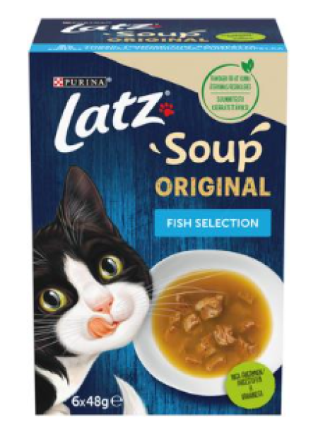 Ассорти супов для кошек LATZ Fish Selection 6х48г