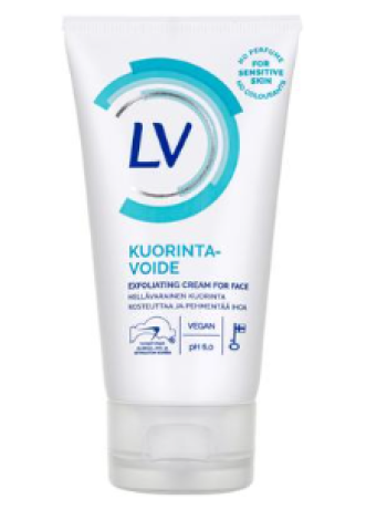 Отшелушивающий крем для лица LV Kuorintavoide 75мл