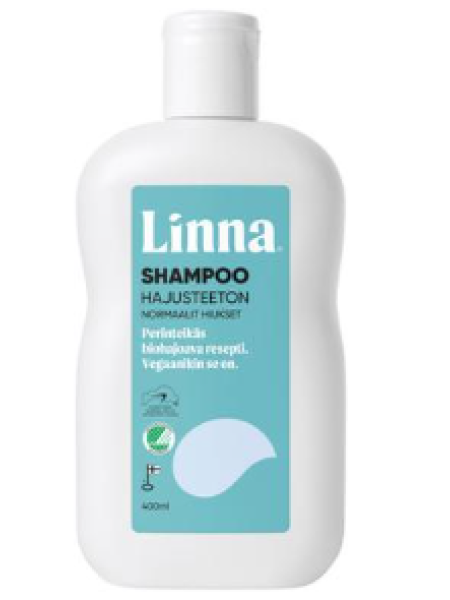 Шампунь без запаха Linna Shampoo Hajusteeton 400 мл