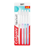 Набор зубных щеток Colgate SlimSoft 4 шт