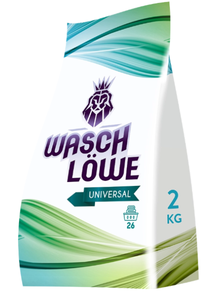 Стиральный порошок Waschlöwe Universal 2кг для белого и цветного белья