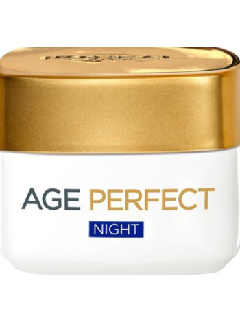 Увлажняющий и укрепляющий ночной крем для увядающей кожи L'Oréal Paris Age Perfect Night 50мл 