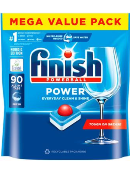 Таблетки для посудомоечной машины Finish All-in-One Max 90 шт