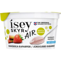 Безлактозный молочный мусс Isey Skyr Air 125г клубника-ревень 