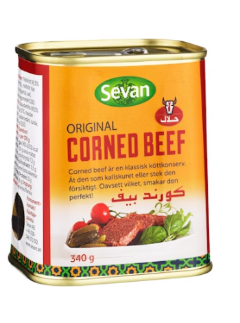 Мясные консервы солонина Sevan Corned beef 340г