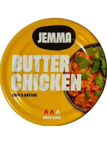 Мясные консервы Куриные чипсы в соусе Jemma Butter Chicken 210г в ж/б