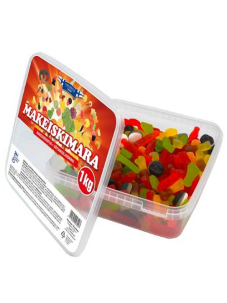 Жевательные конфеты Finlandia Candy Makeiskimara 1000г в коробке