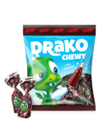 Жевательные конфеты со вкусом колы KALEV Drako 110г