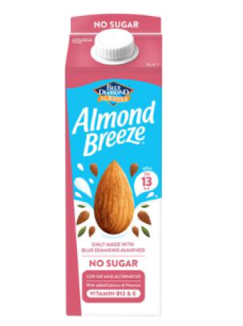 Миндальный несладкий напиток Blue Diamond Almond Breeze UHT 1л