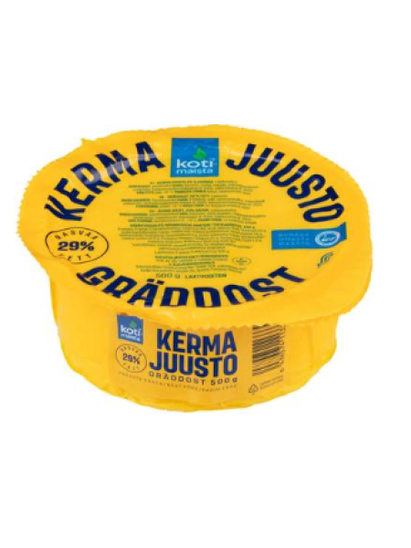Сыр сливочный Kotimaista kermajuusto 500г жирность 29% без лактозы