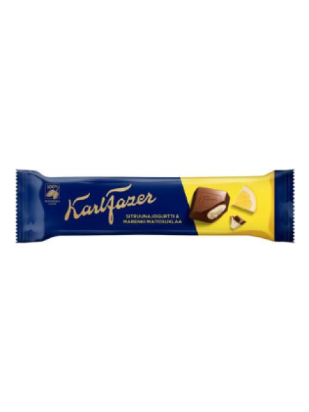 Шоколадный батончик Karl Fazer 37 г Лимонный йогурт Безе