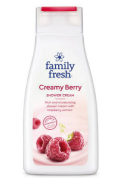 Гель для душа Family Fresh Creamy Berry 500мл малина