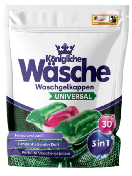 Капсулы для стирки Königliche Wäsche Universal 30 шт
