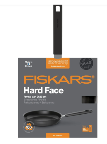 Сковорода Fiskars Hard Face 26 см цвет черный