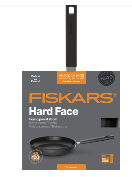 Сковорода Fiskars Hard Face 26 см цвет черный