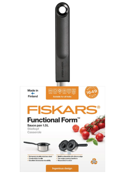 Ковш с крышкой Fiskars Functional Form 1,5л