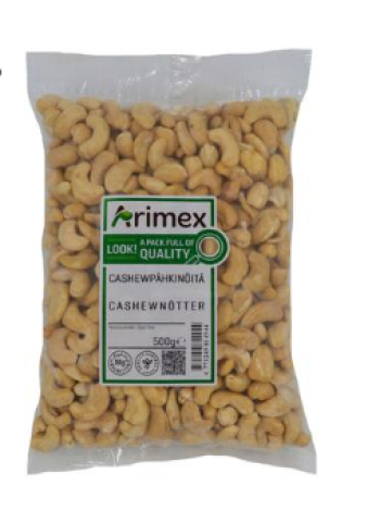 Орехи кешью Arimex Cashewpähkinä 500г