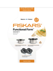 Кастрюля с крышкой Fiskars Functional Form kattila 3л