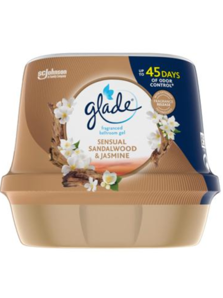 Освежитель воздуха в желе Glade Sandalwood & Jasmine Сандал и Жасмин