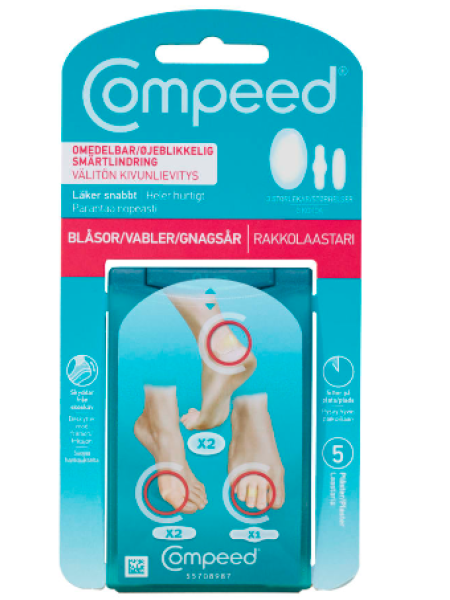 Блистерные пластыри Compeed Mix Pack 3 размера 5 шт