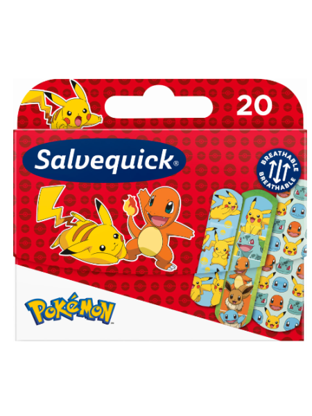 Детские патчи Salvequick Pokemon 20 шт