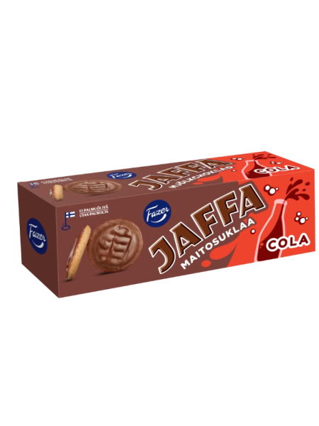 Печенье Fazer Jaffa Cola с молочным шоколадом и колой 150 г