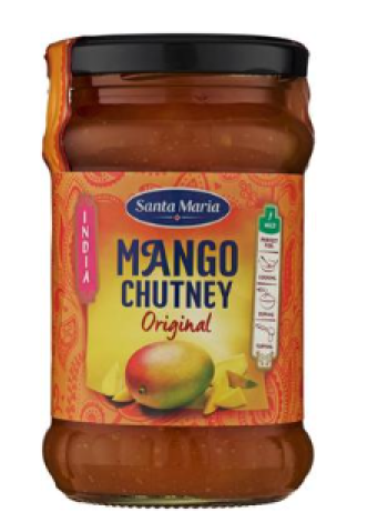 Классический индийский соус Santa Maria Mango Chutney Original 350г манго, имбирь, чеснок
