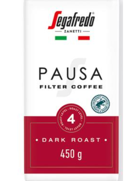 Кофе молотый Segafredo Pausa Suodatinkahvi Rac 450г