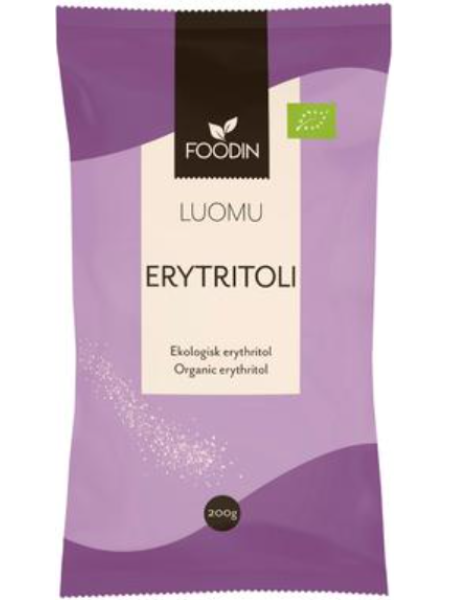 Органический пищевой Эритрит Foodin Erytritoli 200г подсластитель