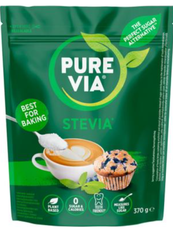 Порошковый заменитель сахара Pure Via Stevia 370г