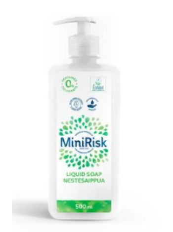 Жидкое мыло в бутылочке с помпой Mini Risk 500 мл