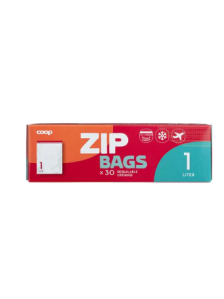 Пакеты для хранения Coop Bags 1л х 30 шт