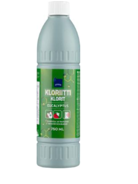 Универсальный хлорный очиститель Rainbow Kloriitti 750мл  с ароматом эвкалипта