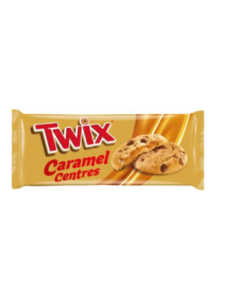 Хрустящее печенье с кусочками молочного шоколада и ириской Twix Caramel Hearts 144г