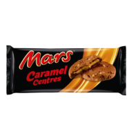 Печенье с шоколадной крошкой и чипсами со вкусом ириски Mars Caramel centres keksi 144г
