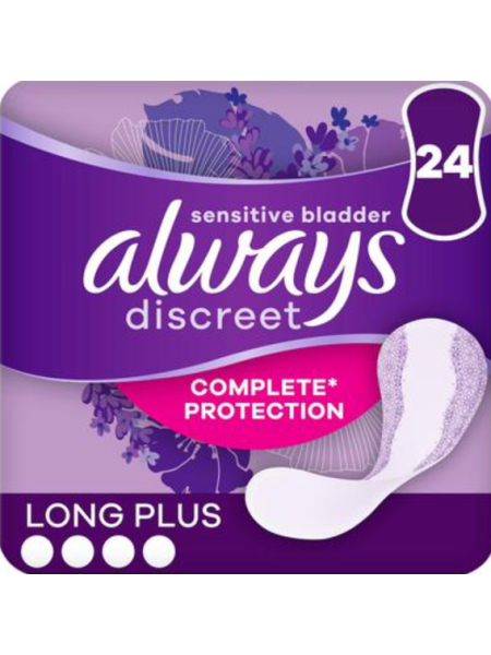Ежедневные прокладки при недержании Always Discreet Normal 24 шт