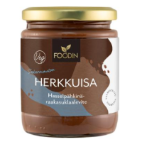 Несладкая шоколадно-ореховая паста Foodin Herkkuisa Hasselpähkinä 230г
