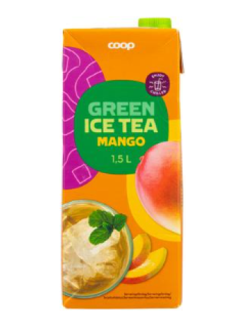 Холодный зеленый чай со вкусом манго Coop 1,5л