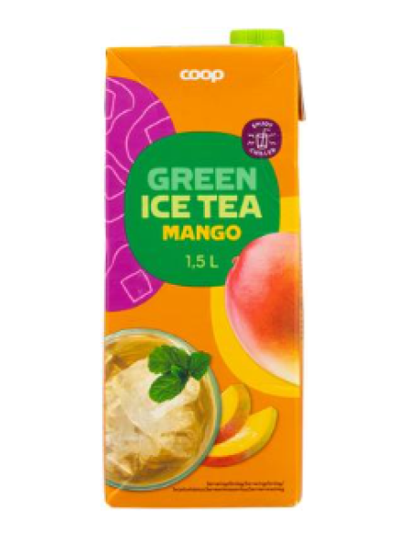 Холодный зеленый чай со вкусом манго Coop 1,5л